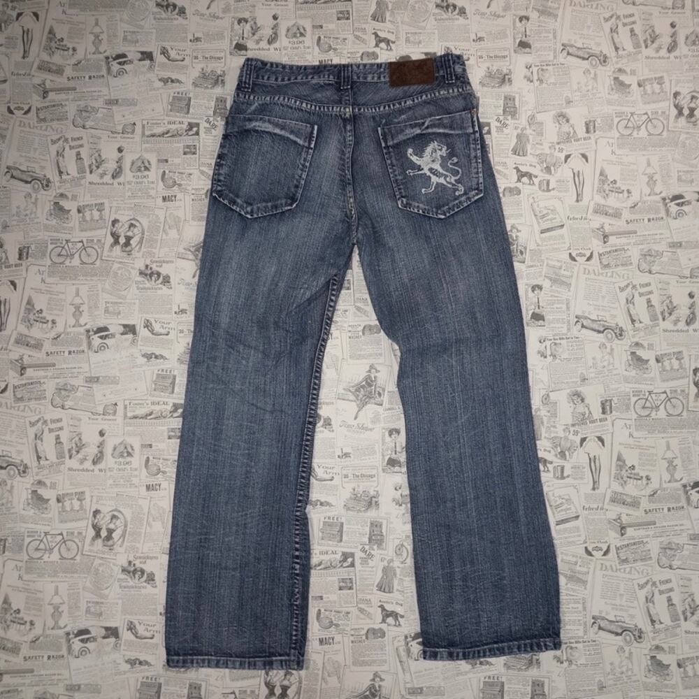36x32 - Vintage Y2K king of Pride fade grunge 2000s jeans